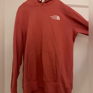 north face hoodie, size M, pink/samon color